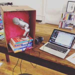 diy-sound-microphone-box-recording-claimthestage-podcast-speakersisterhood