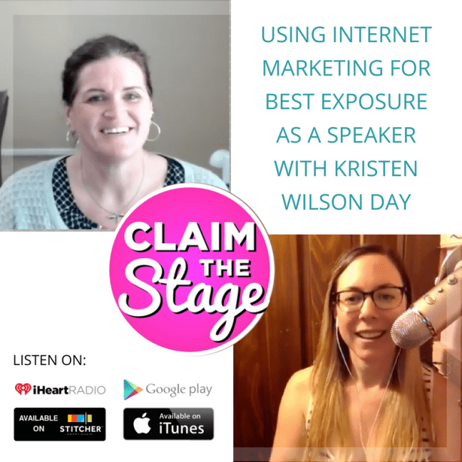 kristen-day-angela-lussier-claimthestage-podcast-internet-marketing-speakers